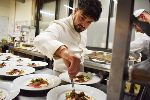 tematická večeře Lanýž-Tartufo, Pasquale Laera, the italians