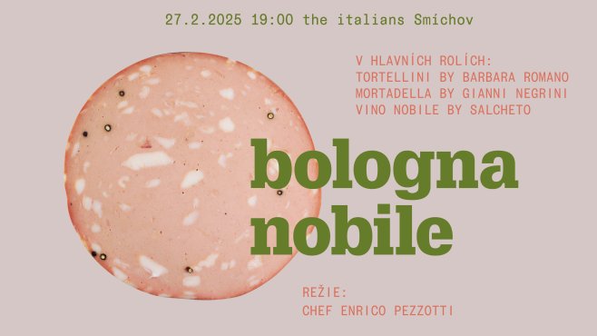 Bologna Nobile, tematická večeře, the italians